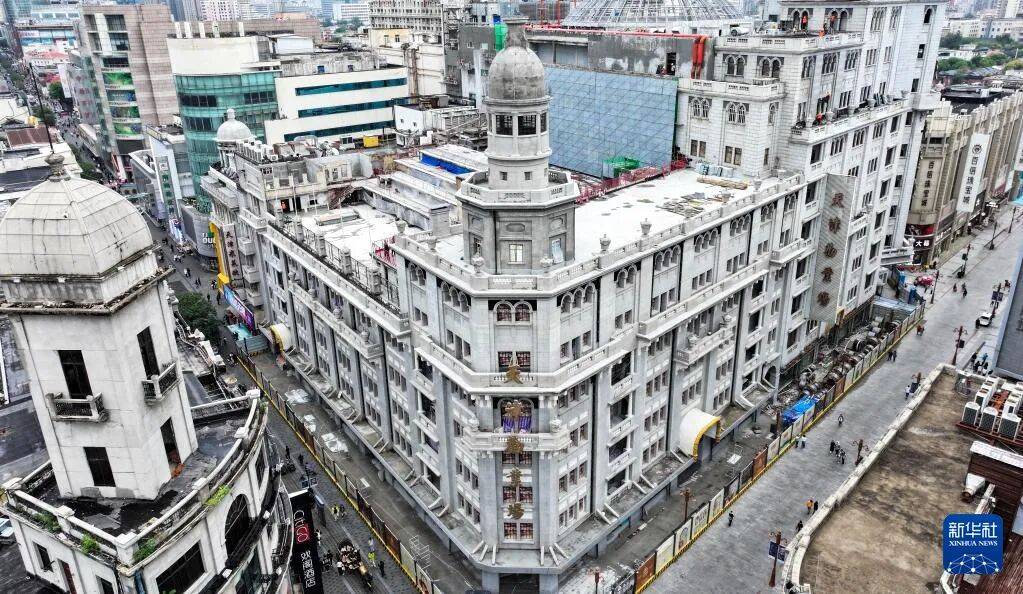 [组图]天津劝业场保护修缮工程完成外立面修复